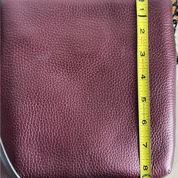 Coach Swagger Swingback Metallica Pebble Leather Cross Body - Picture 6 of 8